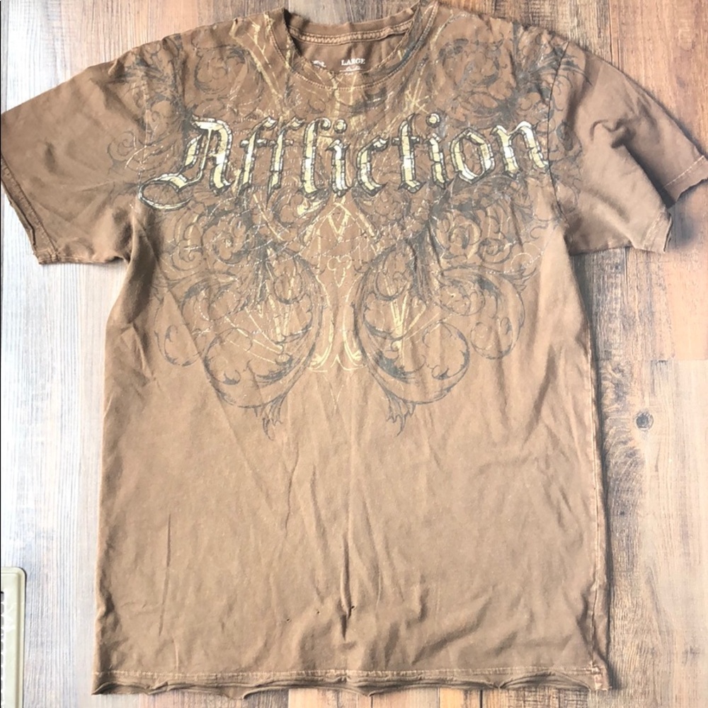 Men’s Affliction Tee, Size Large